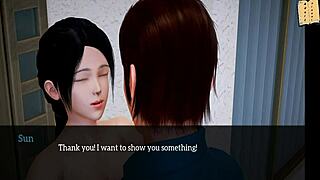 Hey, wanna see my new family’s wild 3D cock action tonight?