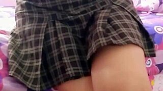 Training My Cute Schoolgirl to Jerk Me Off After Work