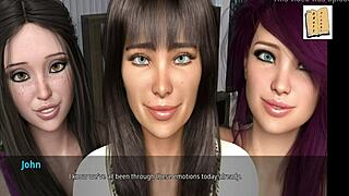 Exploring a New House with John and 4 Seductive Ladies