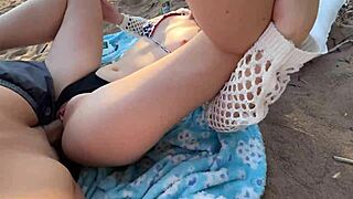 Meeting a stranger on a public beach for fun! 🏖️