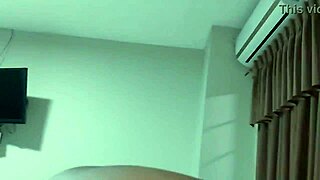 My rich girlfriend is a black banana-haired amateur who likes to sneak in and have sex with me at home.