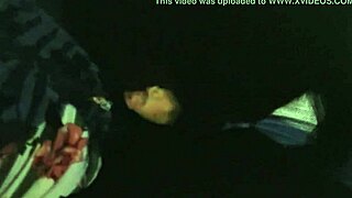 Public hooker gives a blowjob in her car