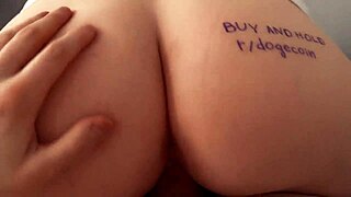 Redhead’s solo play with fingering and crypto porn