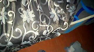 Vacation Fun with Latina Workmate in Homemade POV