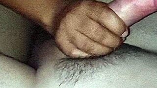 I’m licking my husband’s thick white rod so good before he suits up and I ride him till he finishes.