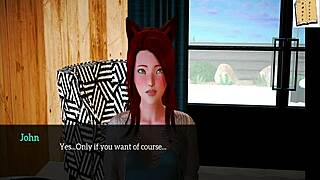 my new family explores monster cock and tits in hentai game