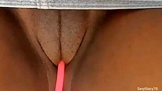 Stacy7, a hot and sensual Jamaican beauty enjoys solo pleasure.