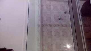 A Latina teen gives a perfect deep blow job to a BBC under the shower and then gets rough fucked by a BBC bull.