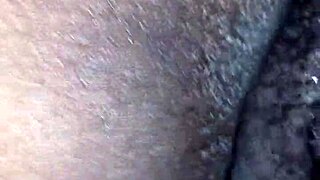 Just eating some ebony pussy before hitting bed