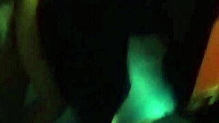 chava amateur in front of mirror with black dress