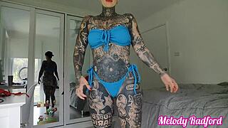 i’m obsessed with melody radford in sheer micro bikini haul