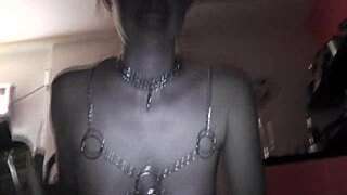 Amateur German wife took control with homemade fetish bdsm toys, dominating my ass in a wild session.