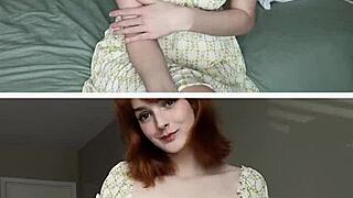 i'm masturbating with my nympho redhead using toys on her shaved pussy