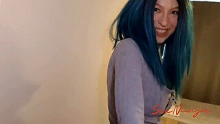 Step-Sister Catches Me Hiding in Closet with Monster Cock!