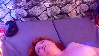 Valentine Orange Masturbation Dance with Toys 😘