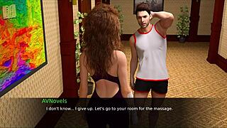 Hazel meets the ex in nursing back to pleasure 74.