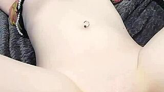 A homemade video of a close up POV of a amateur masturbating with a sex machine.