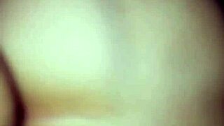 Colombian amateur at home after work.