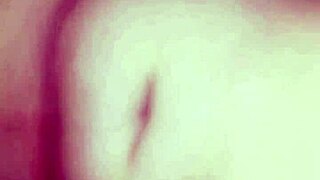 Colombian amateur at home after work.