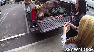 Girl Loving Monster Cock Enjoys Hardcore Sex in Shop