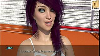 Wvm 4 Plays Basketball with Shauna in a Fun Game