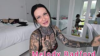 black and red lingerie try on haul closeup melody radford