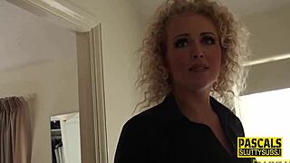 Real Busty Milf Sub Sucks Cock