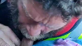 Gaypublic amateur's steamy homemade video with a hot blowjob scene