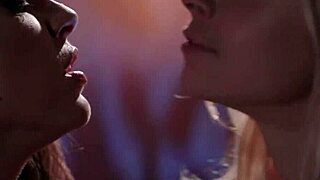 Gorgeous lesbians lick pussy