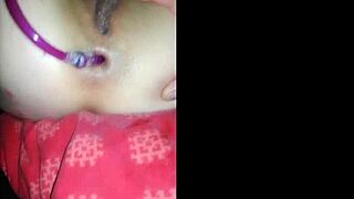 Homemade Anal Play with Custom Sex Toys