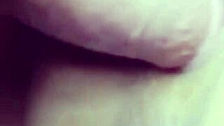 Hot Latina amateur with a big ass gets big dick cock close up