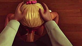3D animated POV fuck with a sexy girlfriend without any censorship
