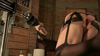 Crossdressing Guy Gets Assfucked with Dildo and Cock