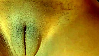Pretty woman enjoying solo pleasure on a chair