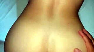 An amateur couple tries doggy style sex