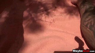 Tiny teen Anne Angel assfucked outdoors in public