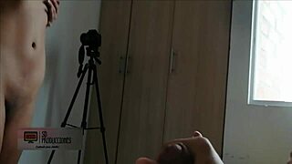 Married Latina bride gets a deepthroat blowjob from her stepsister