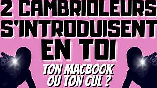 Oh man, these 2 cambrioleurs gonna take me in double penetration, so wild!