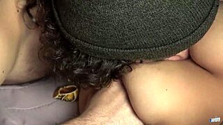 Big tits amateur couple tries new fetish fantasies