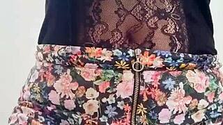 Hot 18-Year-Old In College Outfit Masturbating