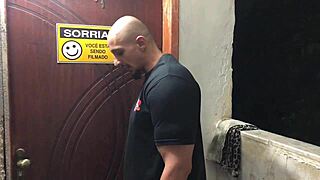 Latina Pornstar Fernanda Chocolate Seduces Gas Delivery Guy