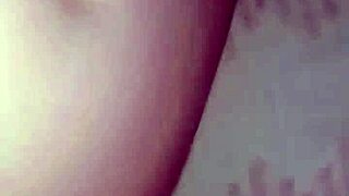 Slut lifts one leg, pussy wide open for big black cock creampie dinner 😏