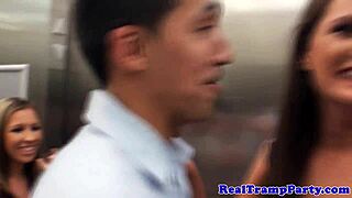 Amateur Cumswallower Devours Loads In Orgy