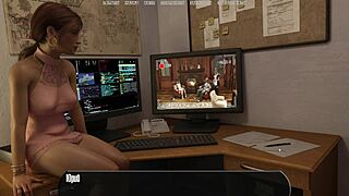 Complete Gameplay - Halfway House Part 14 with Wet Whore Secretary Slut Boobs
