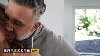 Keiran Lee's wild romp with Cecilia Lions in the kitchen