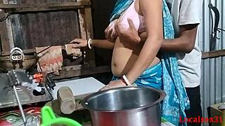 Wife Banged Hard for Long in the Kitchen with Passion