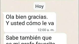 College Teen Begs for Better Grades with Sexy Chat