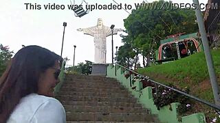 Hot Girl Flashing Tits And Having Sex At Tourist Spot