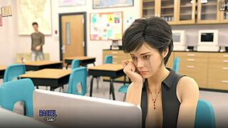 Adult visual novel walkthrough with an erotic story at the University of problems 12
