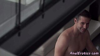 Beautiful woman gets her ass fucked while in the spoon position